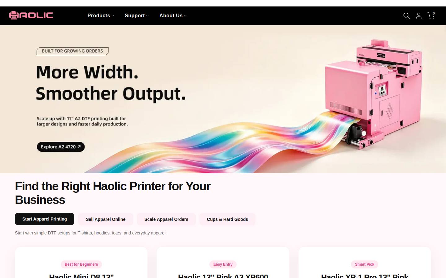 haolic.com homepage screenshot