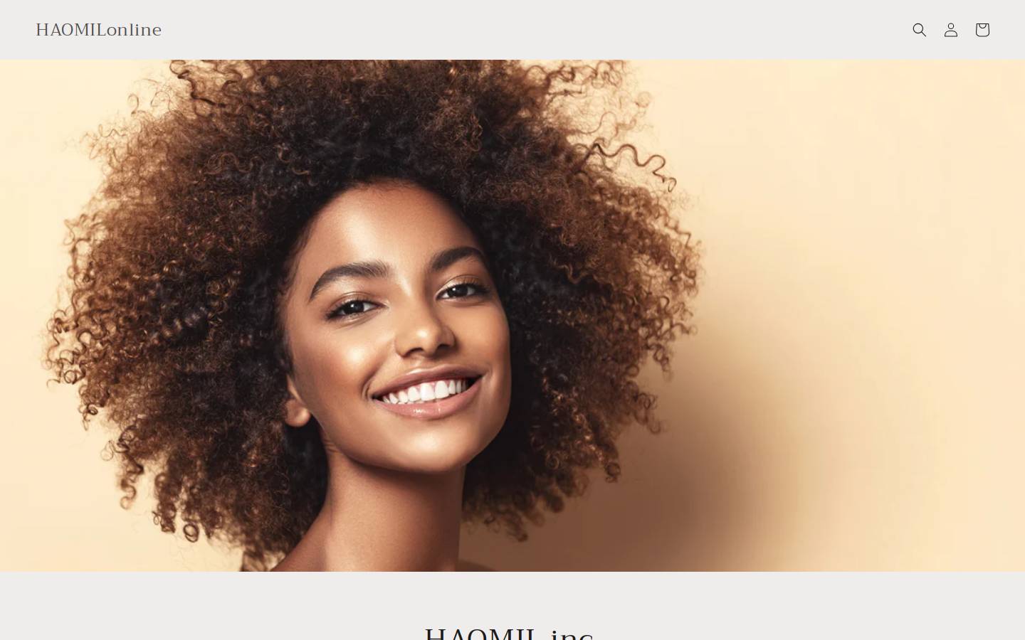 haomil.online homepage screenshot