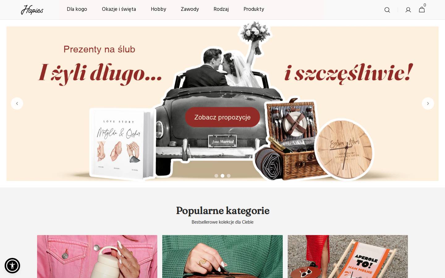 hapies.cz homepage screenshot
