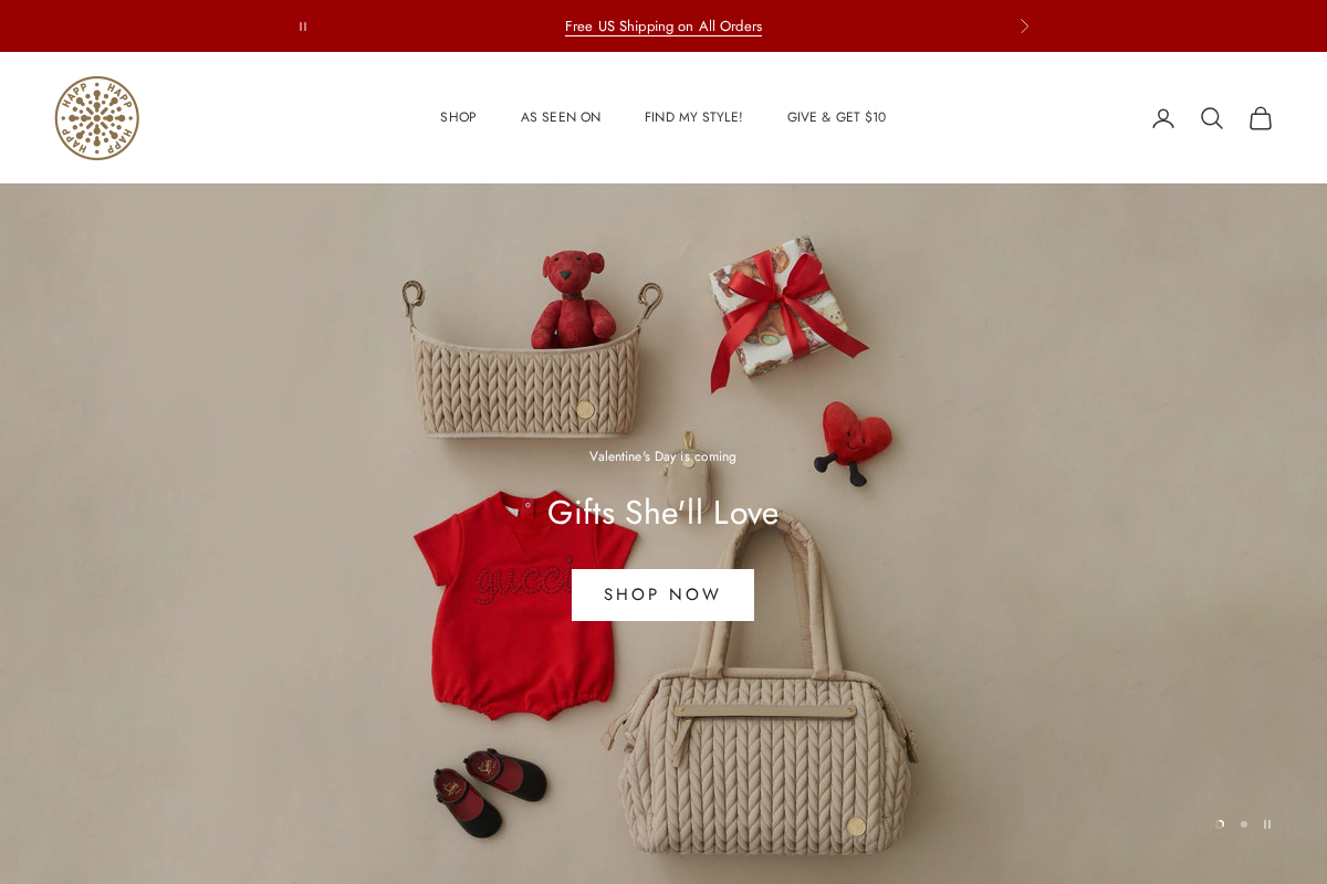 HAPP homepage screenshot