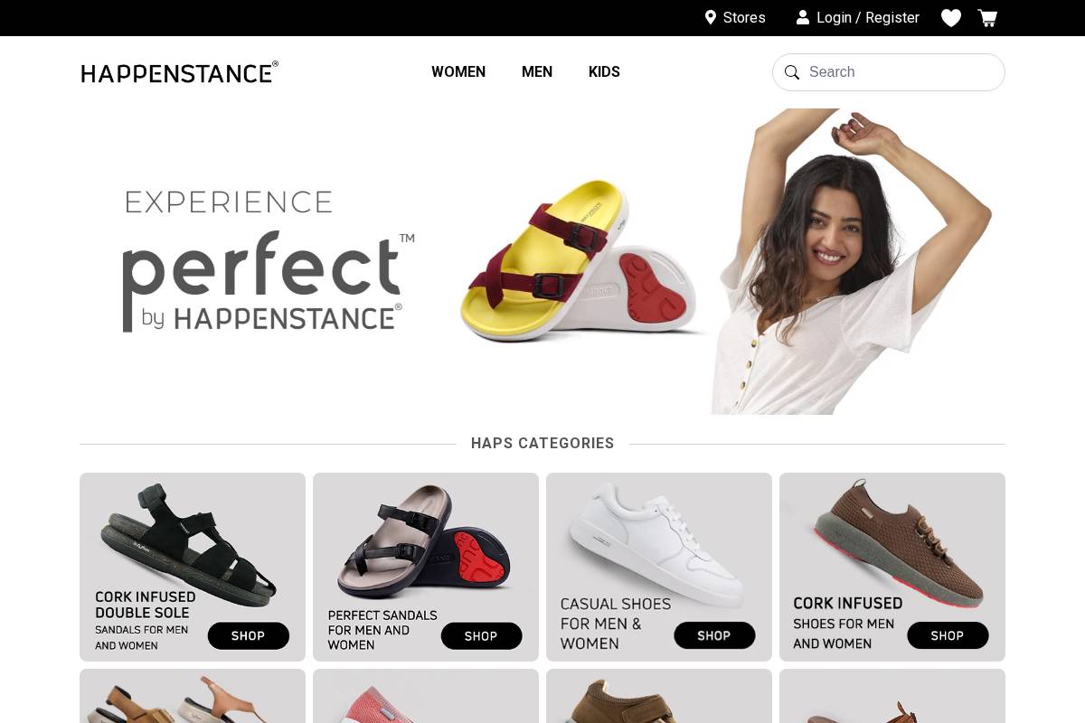 happenstance.com homepage screenshot