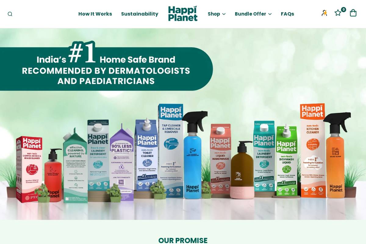 happi-planet.com homepage screenshot