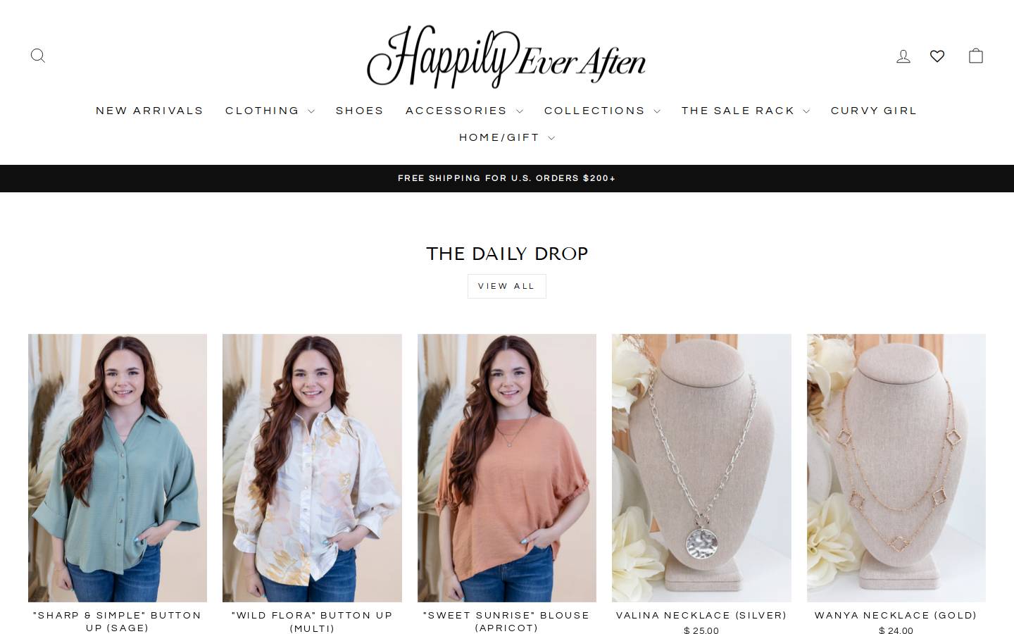 happilyeveraften.com homepage screenshot
