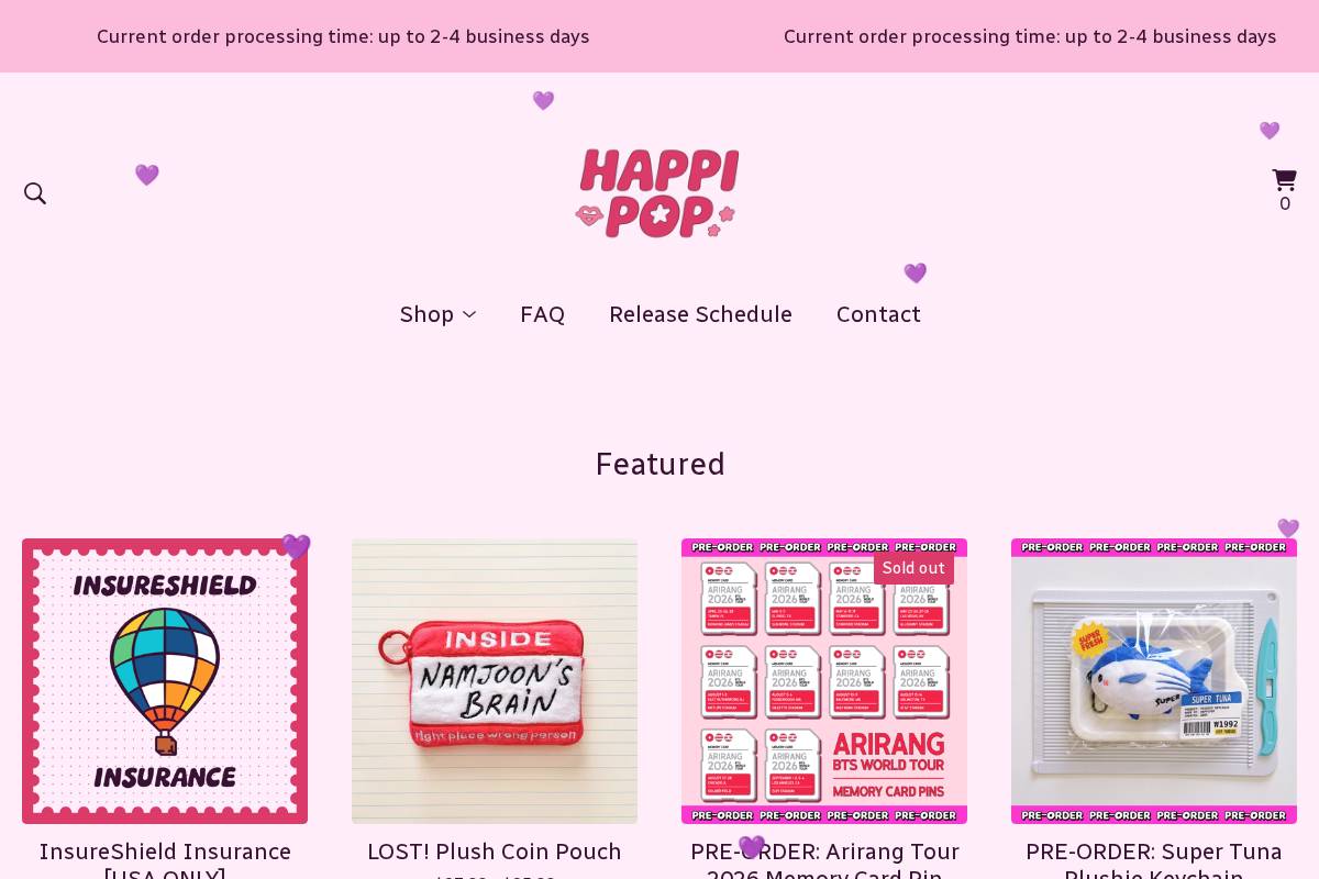 happipop.com homepage screenshot