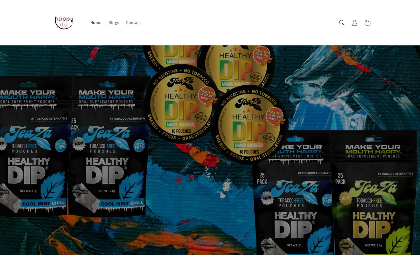 happydip.com homepage screenshot