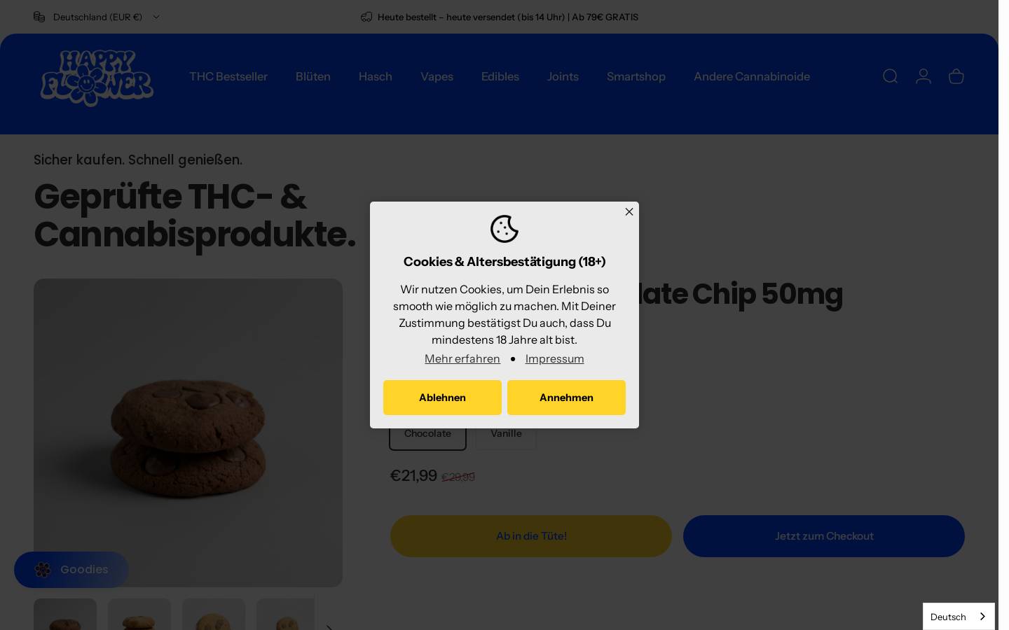 Happyflower.io homepage screenshot