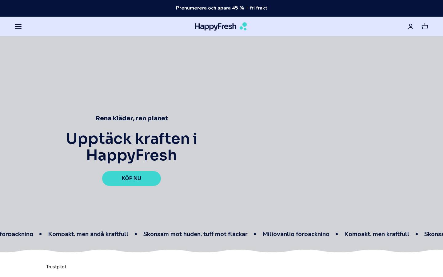 Happyfresh homepage screenshot