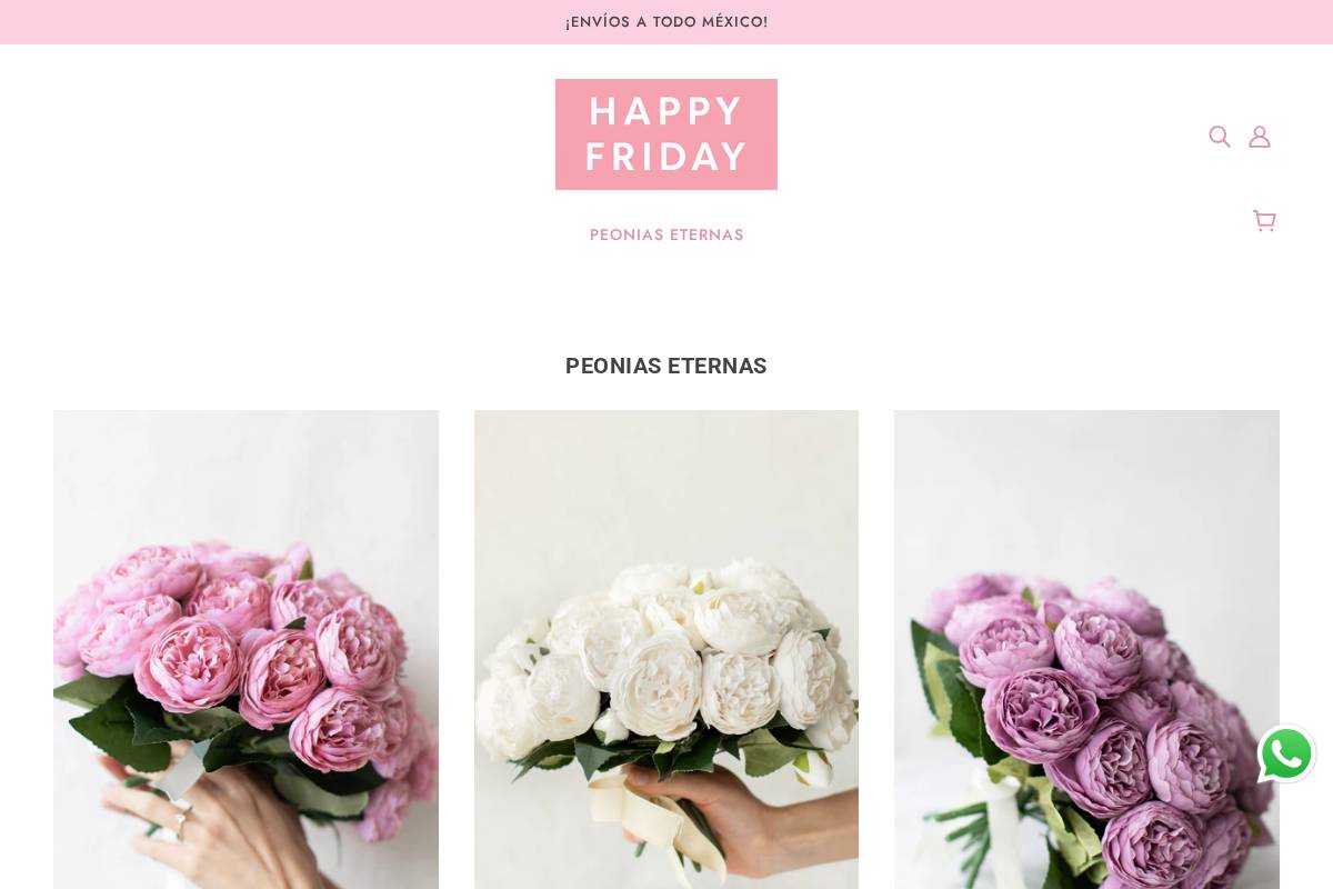 happyfridayshop.com homepage screenshot