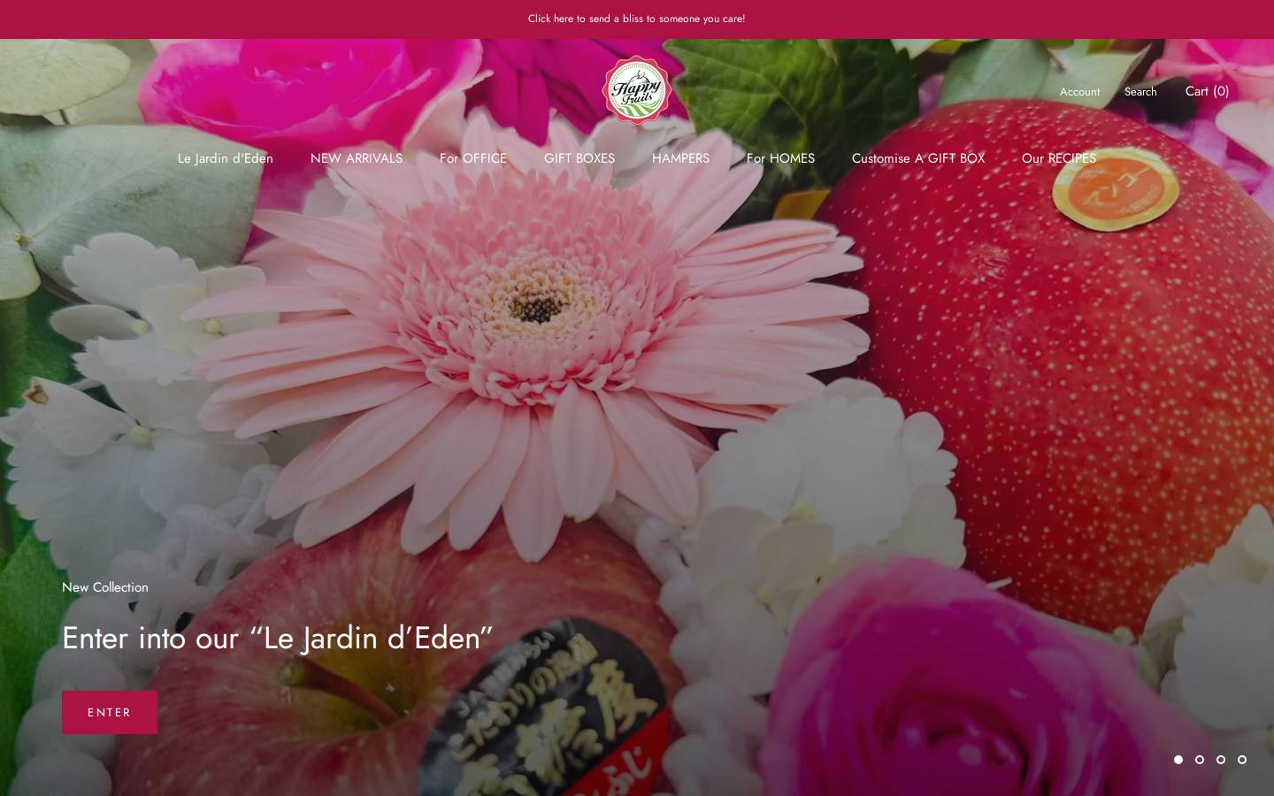 happyfruits.sg homepage screenshot