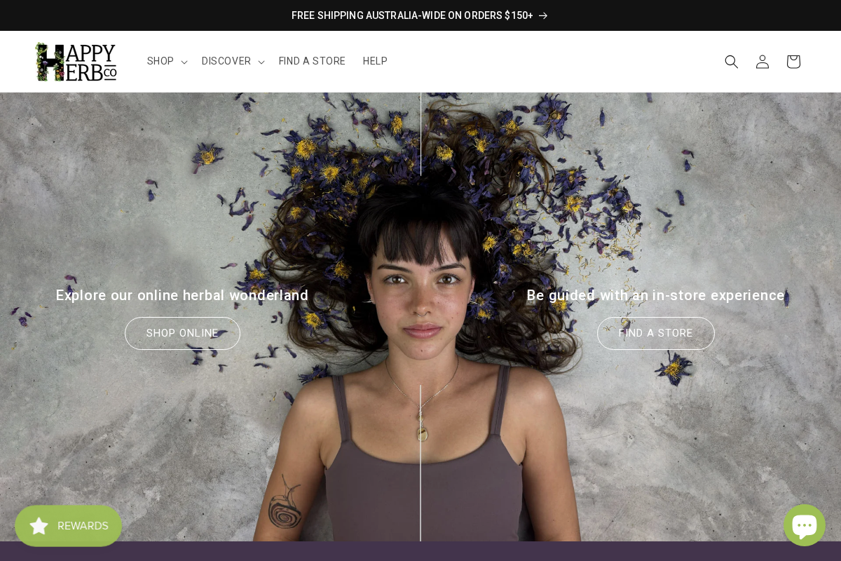 Happy Herb Co homepage screenshot