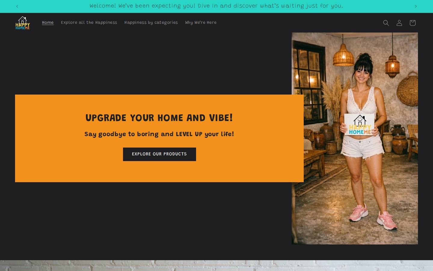 happyhomehappyme.com homepage screenshot