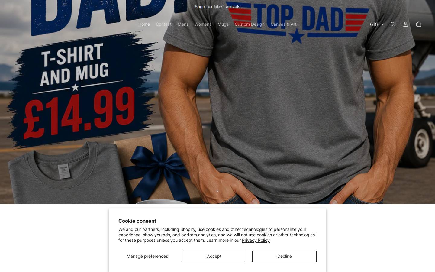 happyinkshop.com homepage screenshot