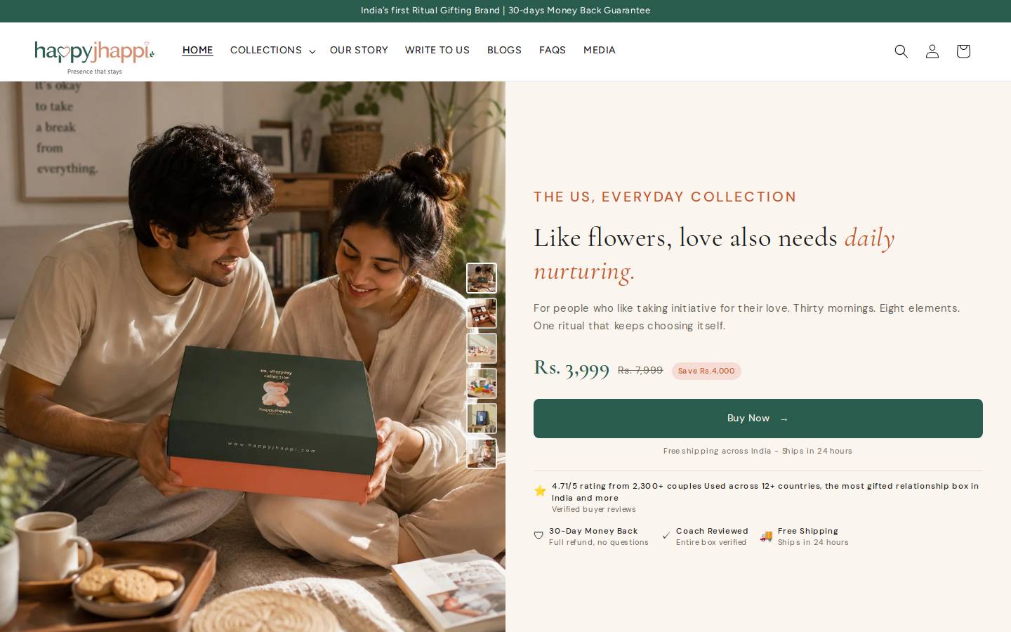 happyjhappi.com homepage screenshot