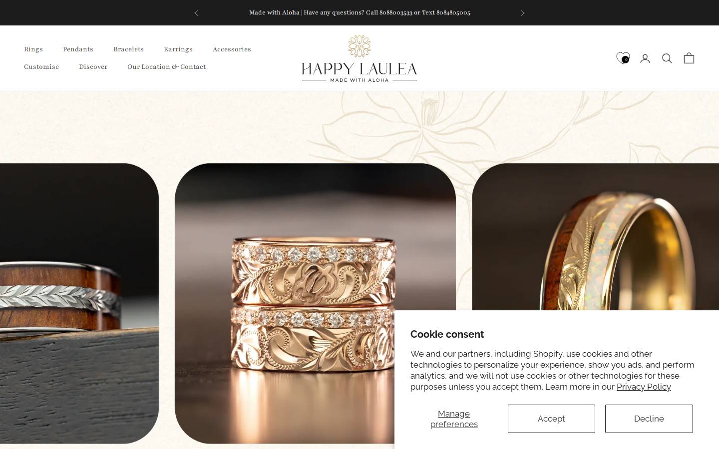 Happylaulea homepage screenshot