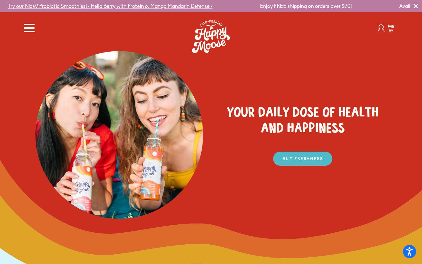 happymoose.com homepage screenshot