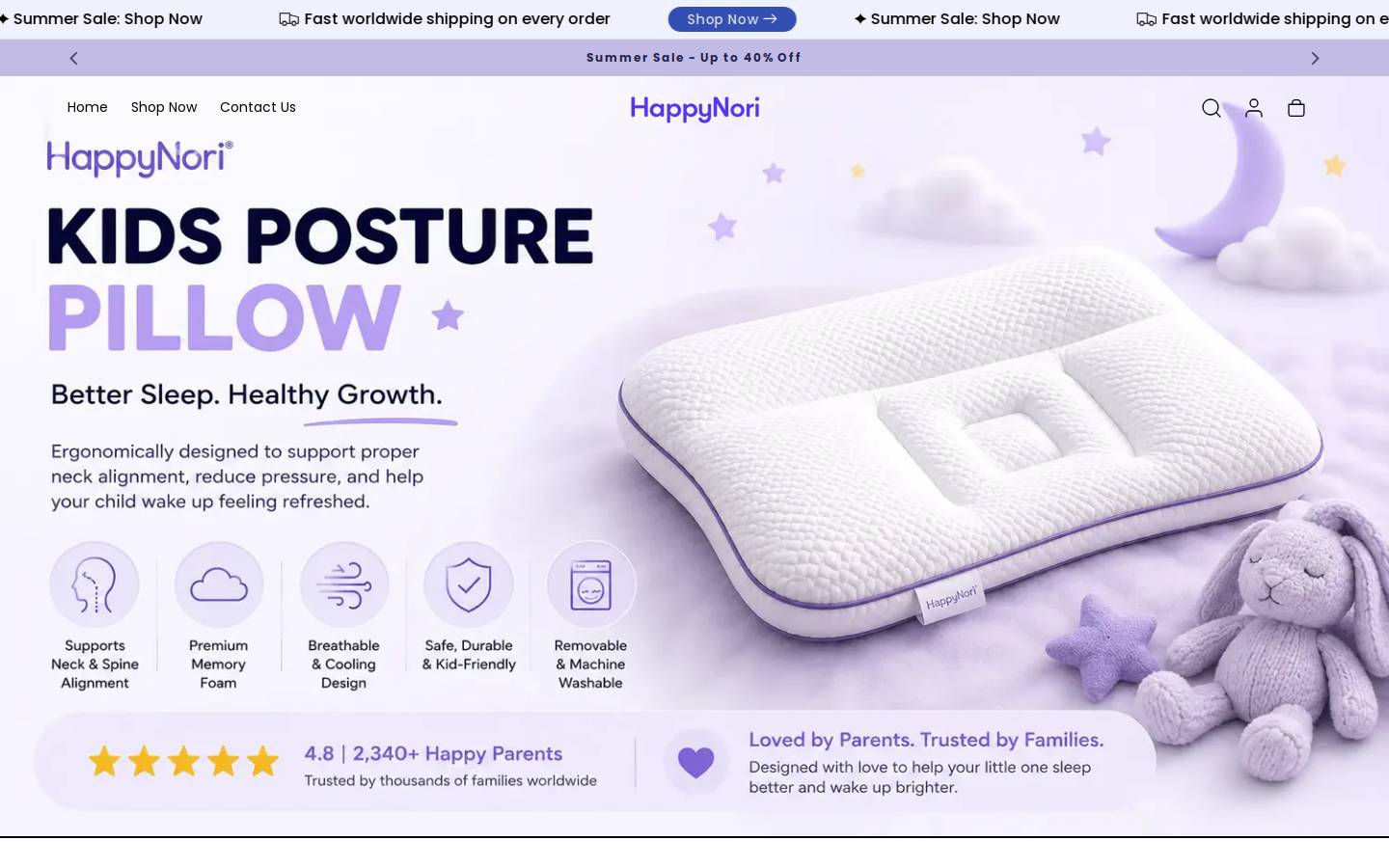 happynori.com homepage screenshot