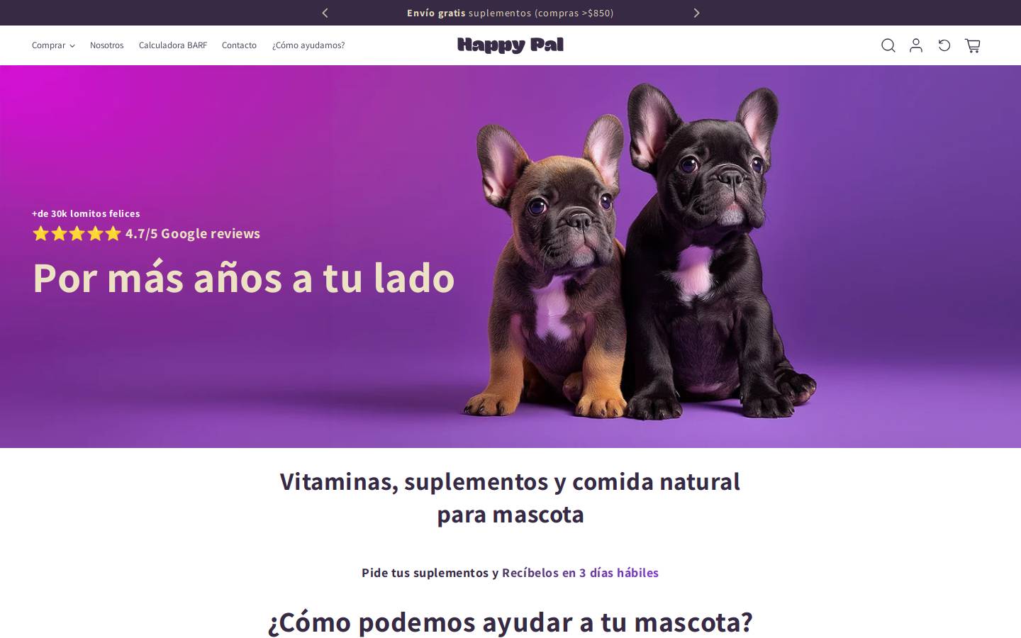 happypalmx.com homepage screenshot