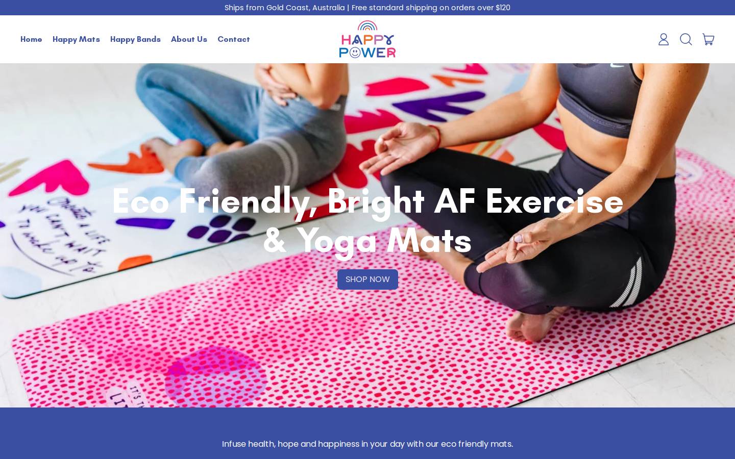 happypower.com.au homepage screenshot
