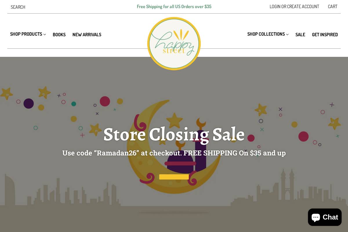 happystreet.co homepage screenshot