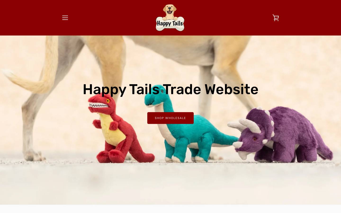 happytailseurope.com homepage screenshot