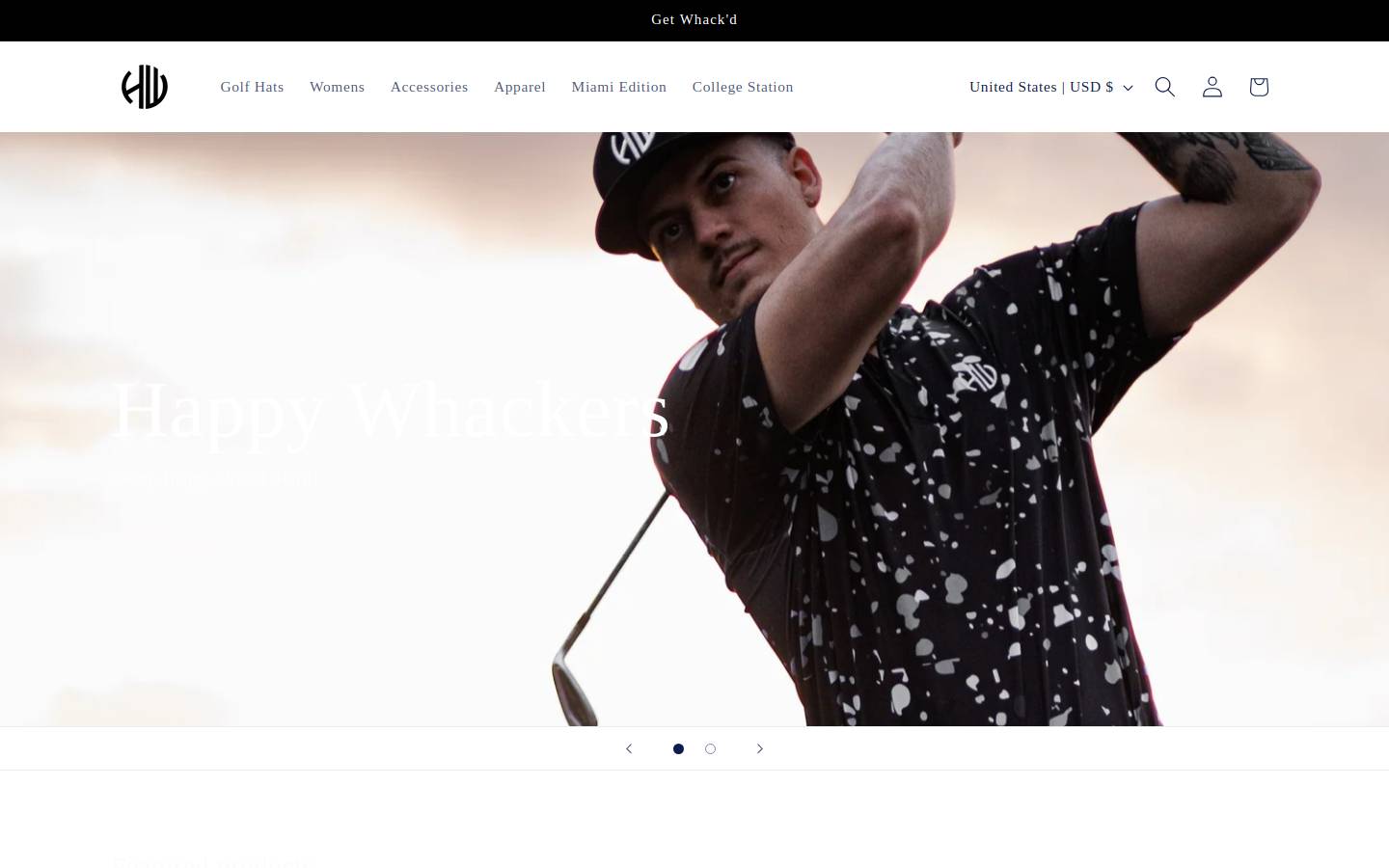 happywhackers.com homepage screenshot