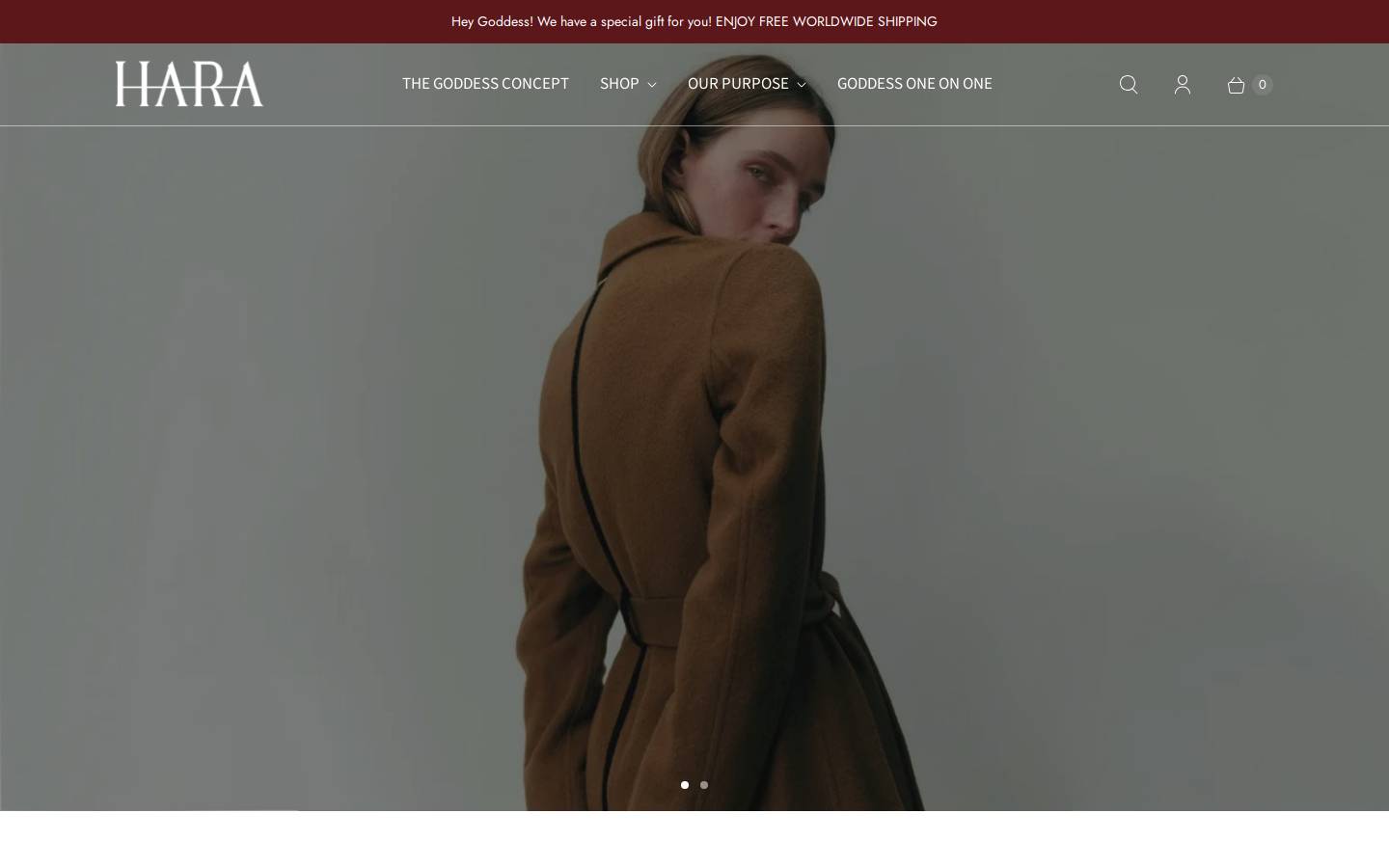 haraconcept.com homepage screenshot