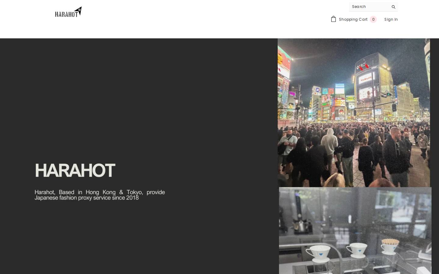 harahot.com homepage screenshot