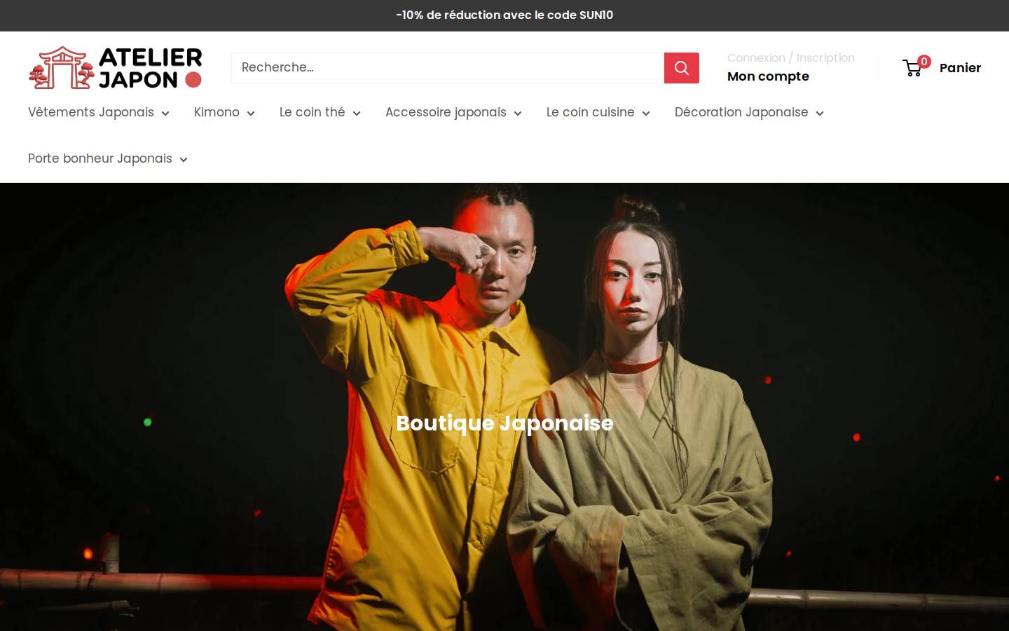 Harajuku Store homepage screenshot