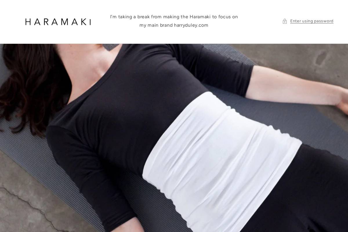 haramaki.co.uk homepage screenshot