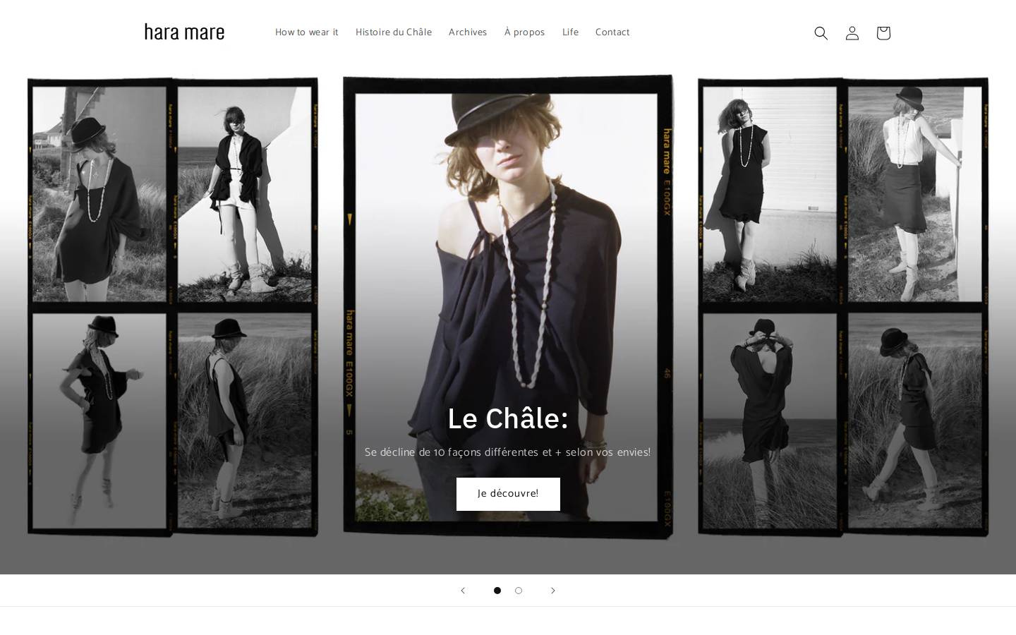 haramare.com homepage screenshot