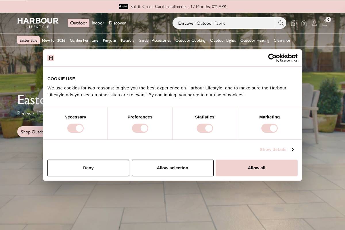 Harbourlifestyle homepage screenshot