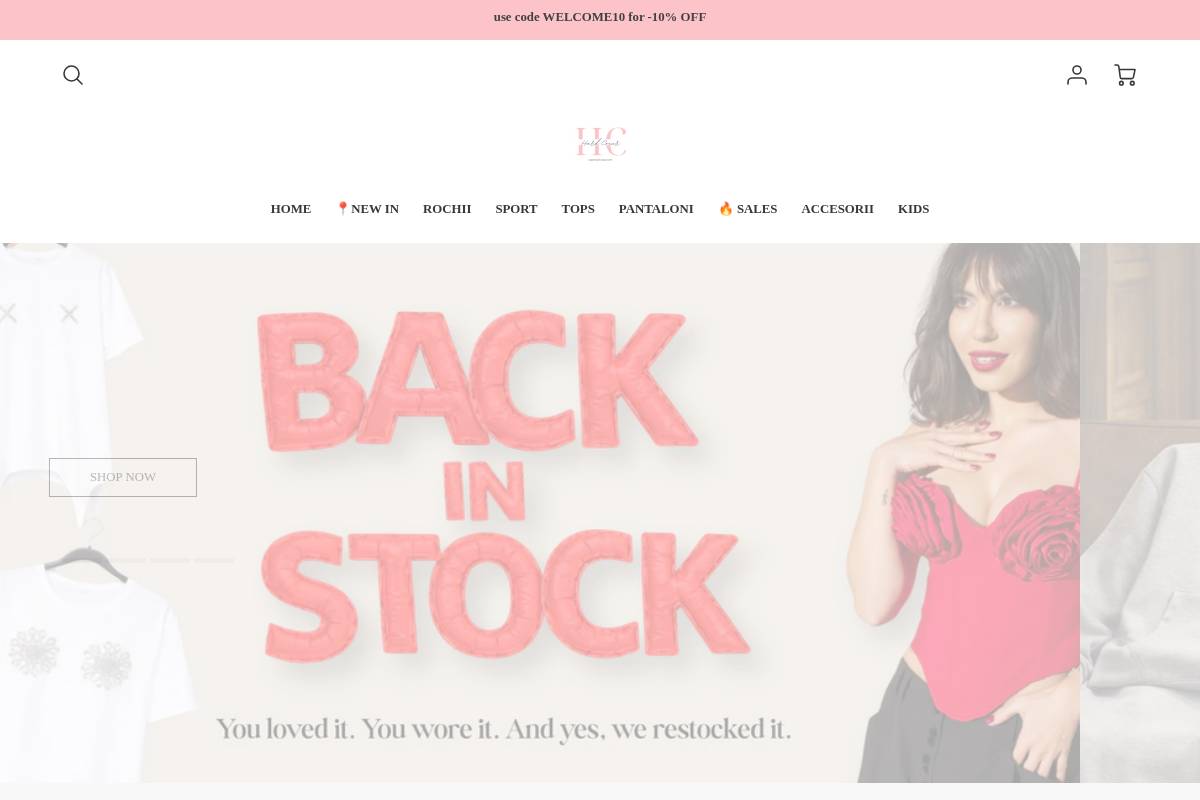 hard-coeur.com homepage screenshot