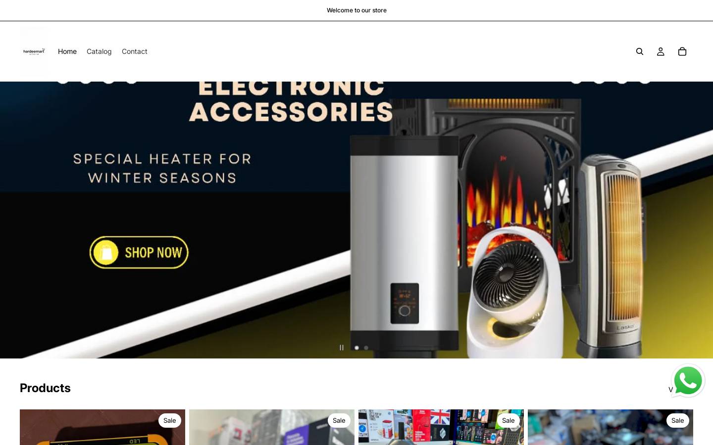 hardeemart2.store homepage screenshot