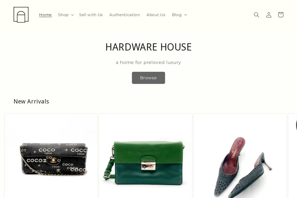 hardwarehouse.ca homepage screenshot