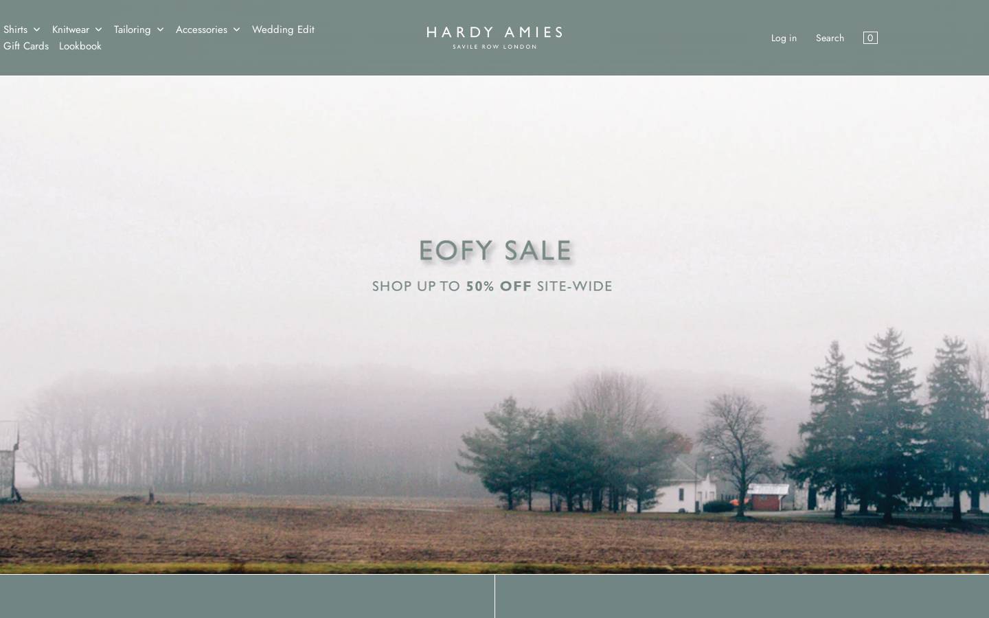 hardyamies.com.au homepage screenshot