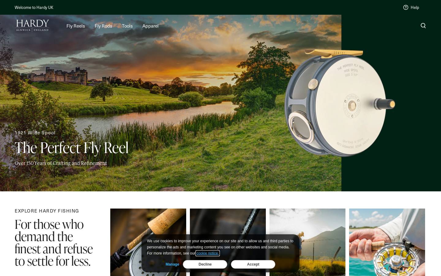 Hardy and Greys homepage screenshot