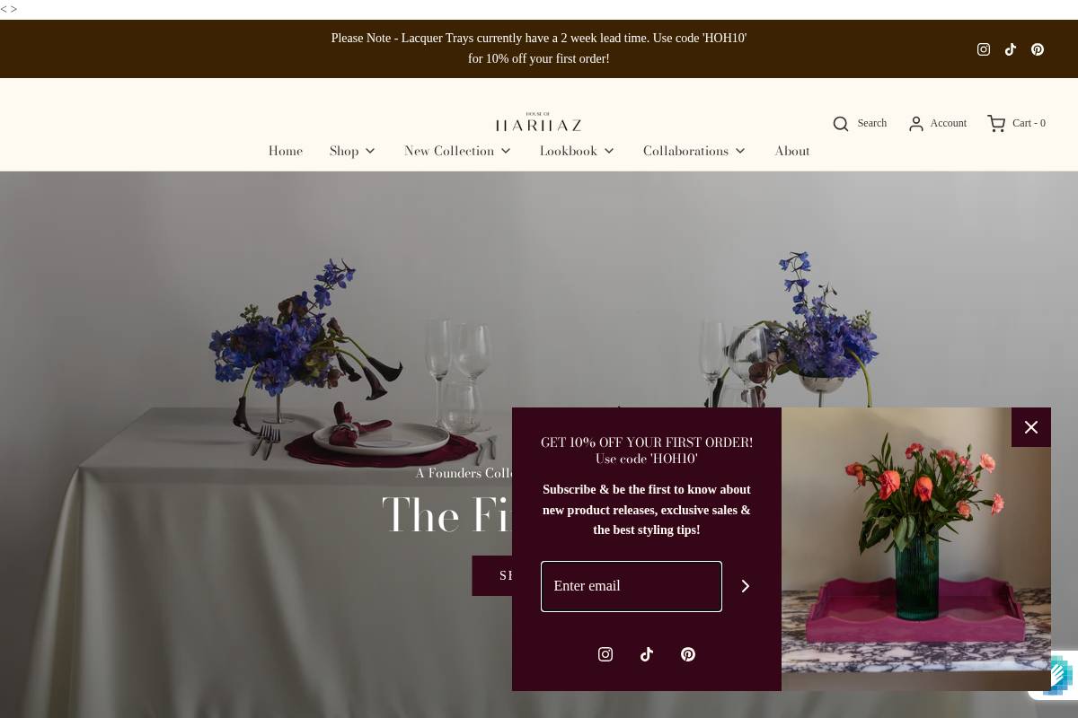 harhaz.com homepage screenshot
