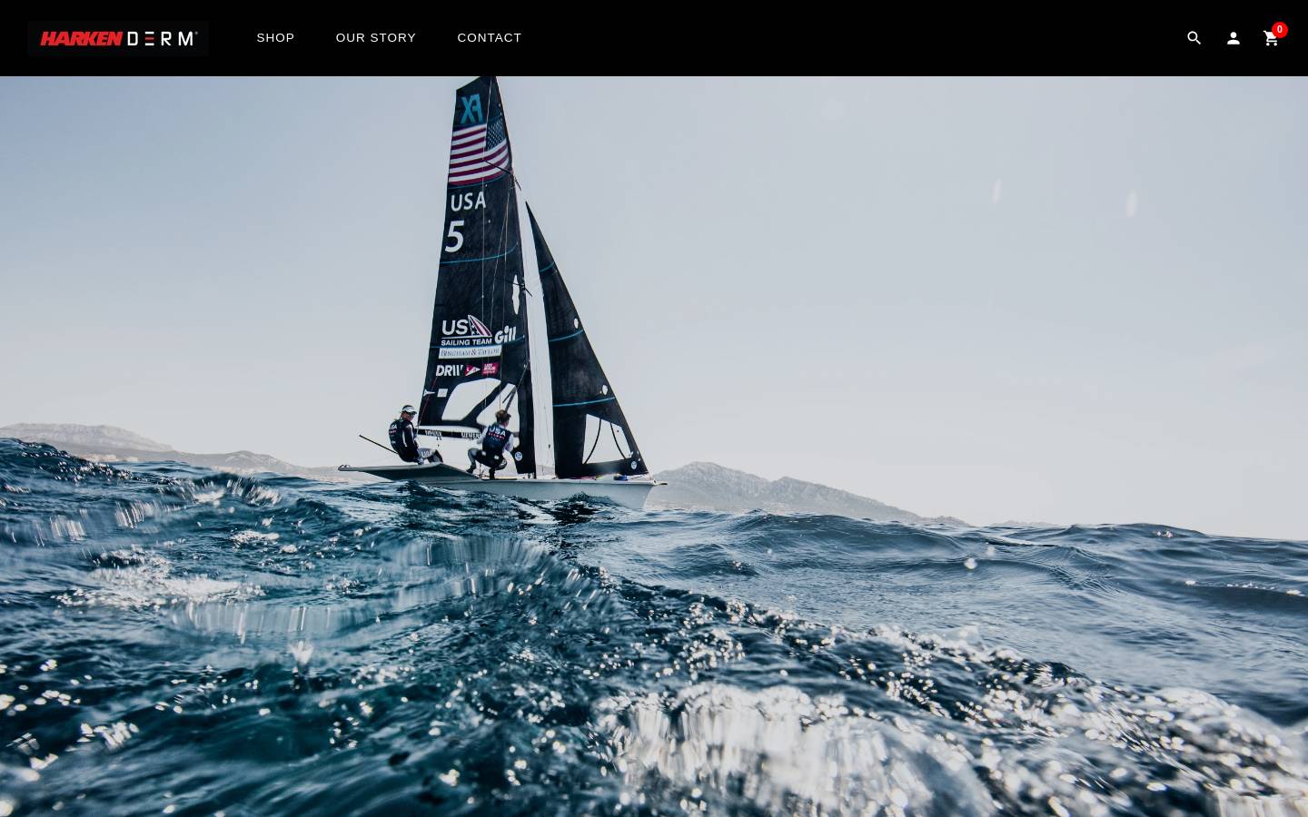 harkenderm.com homepage screenshot