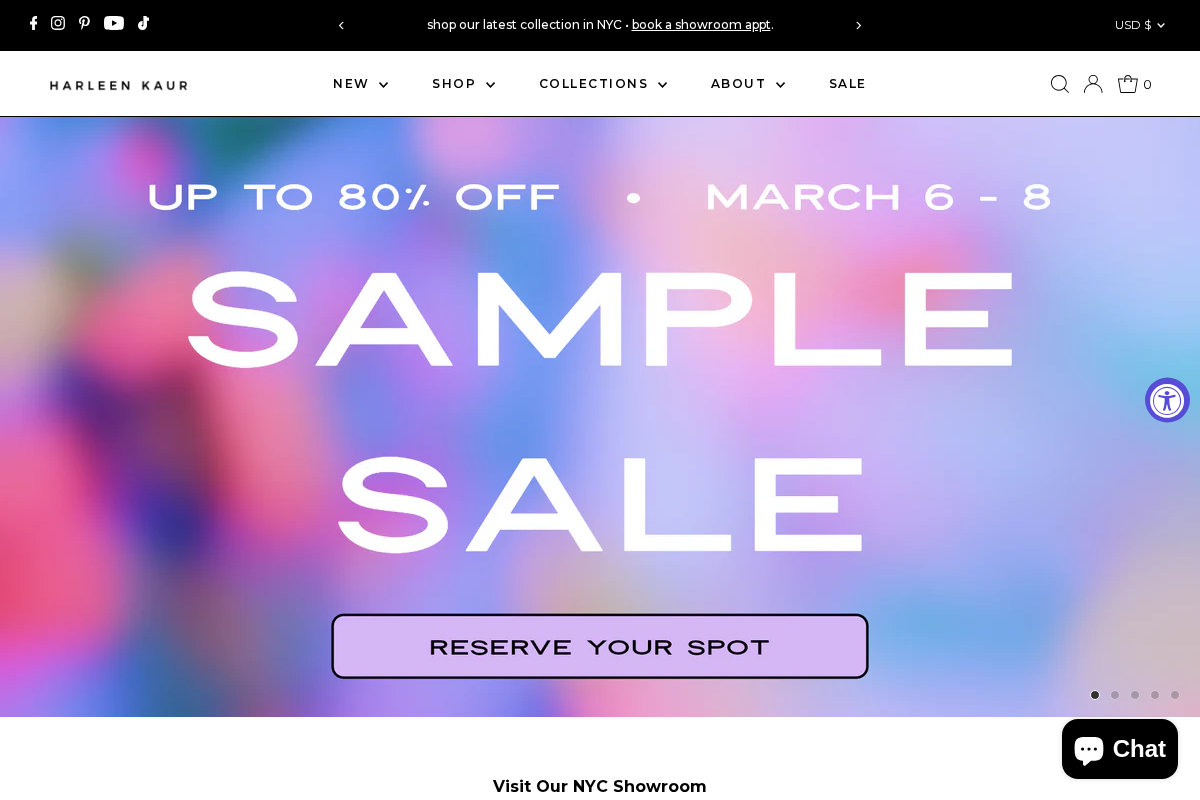 HarleenKaur homepage screenshot