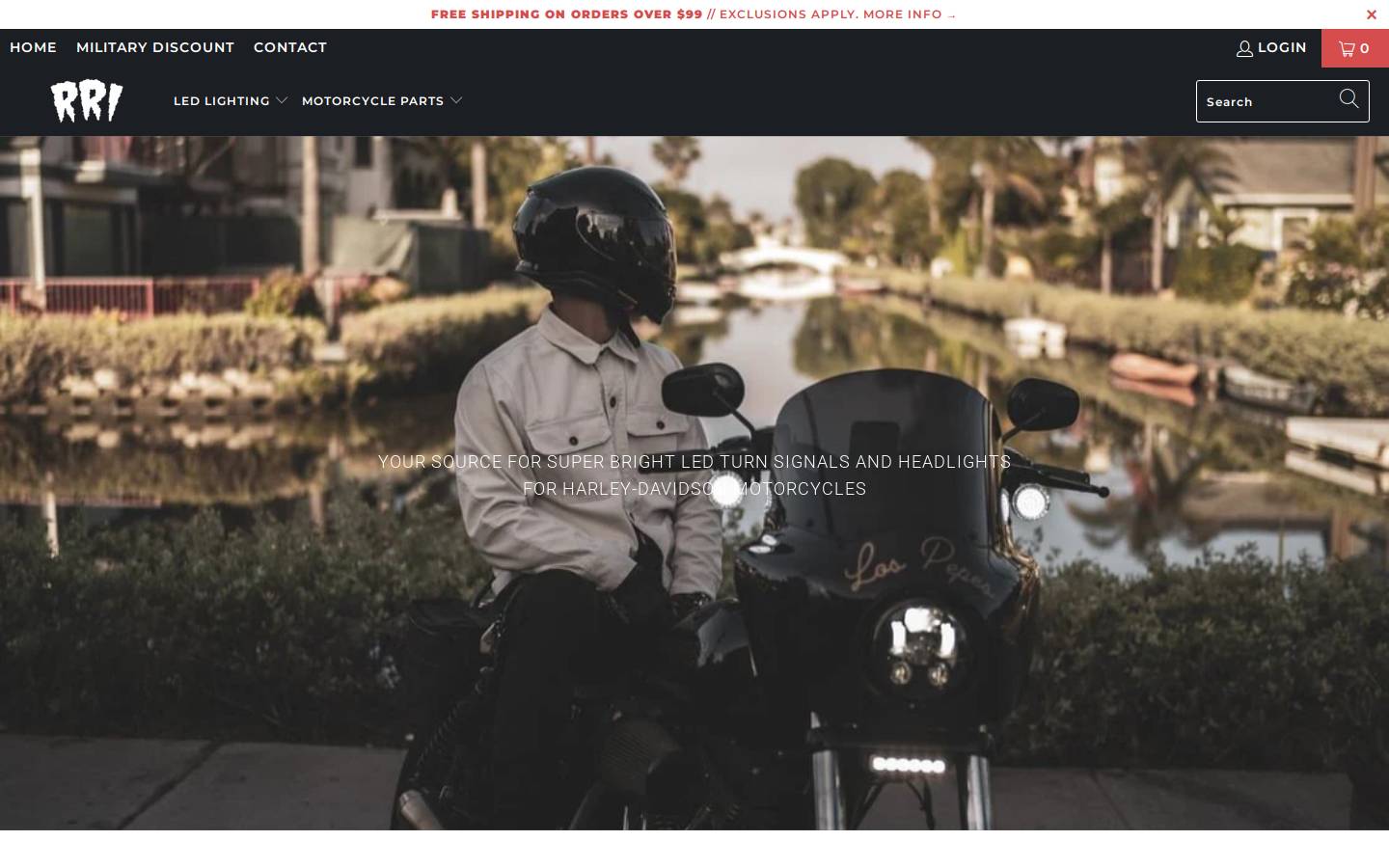 harleyled.com homepage screenshot