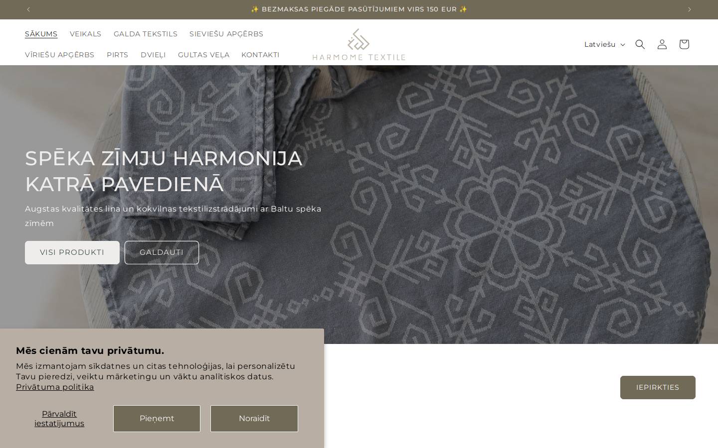 harmome.com homepage screenshot