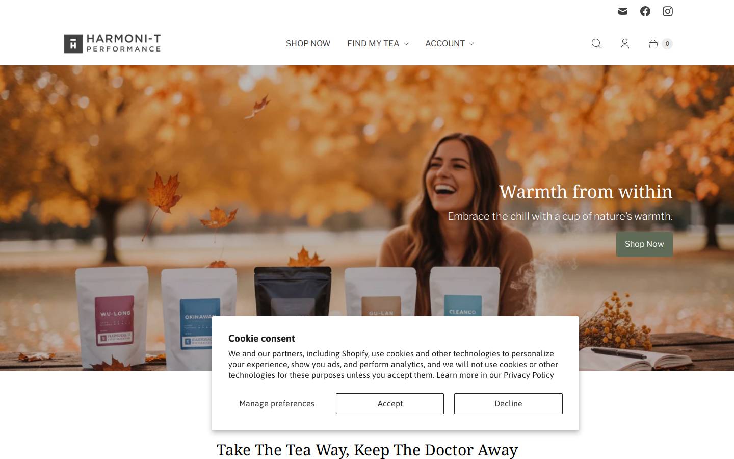 harmoni-t.com homepage screenshot