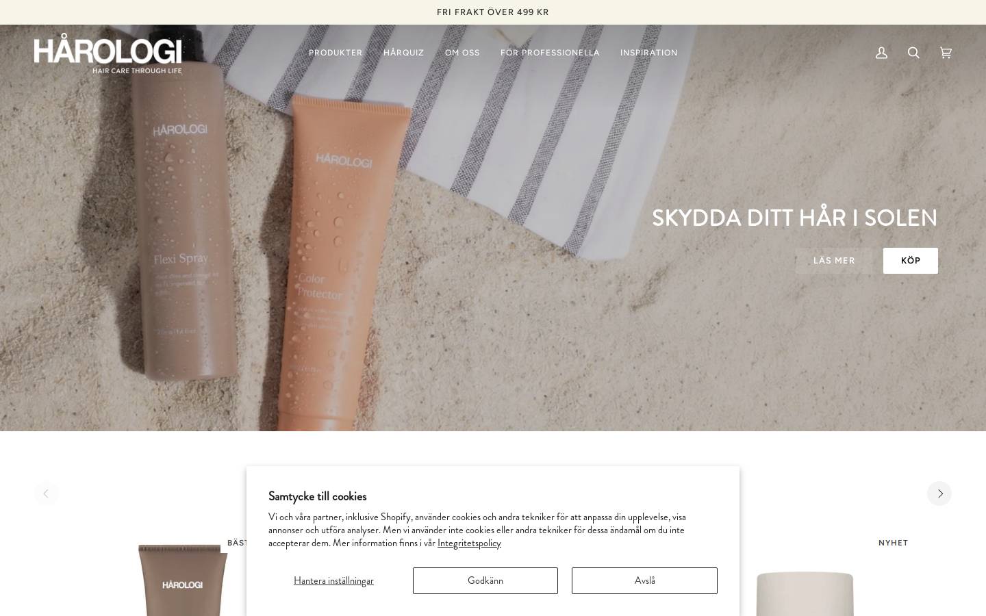 harologi.se homepage screenshot