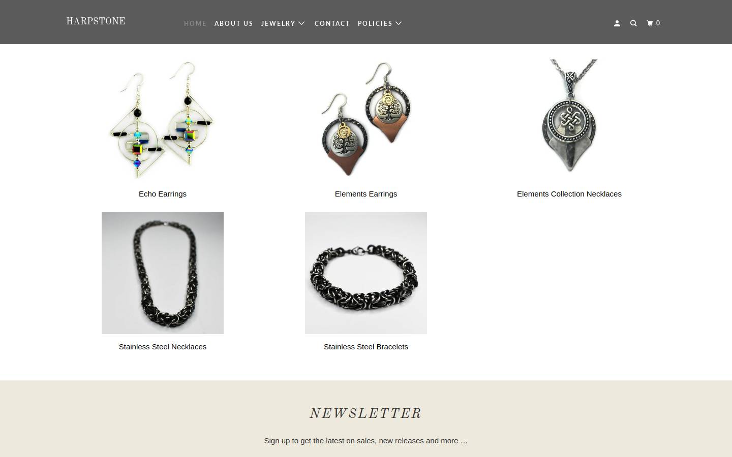 harpstone.com homepage screenshot