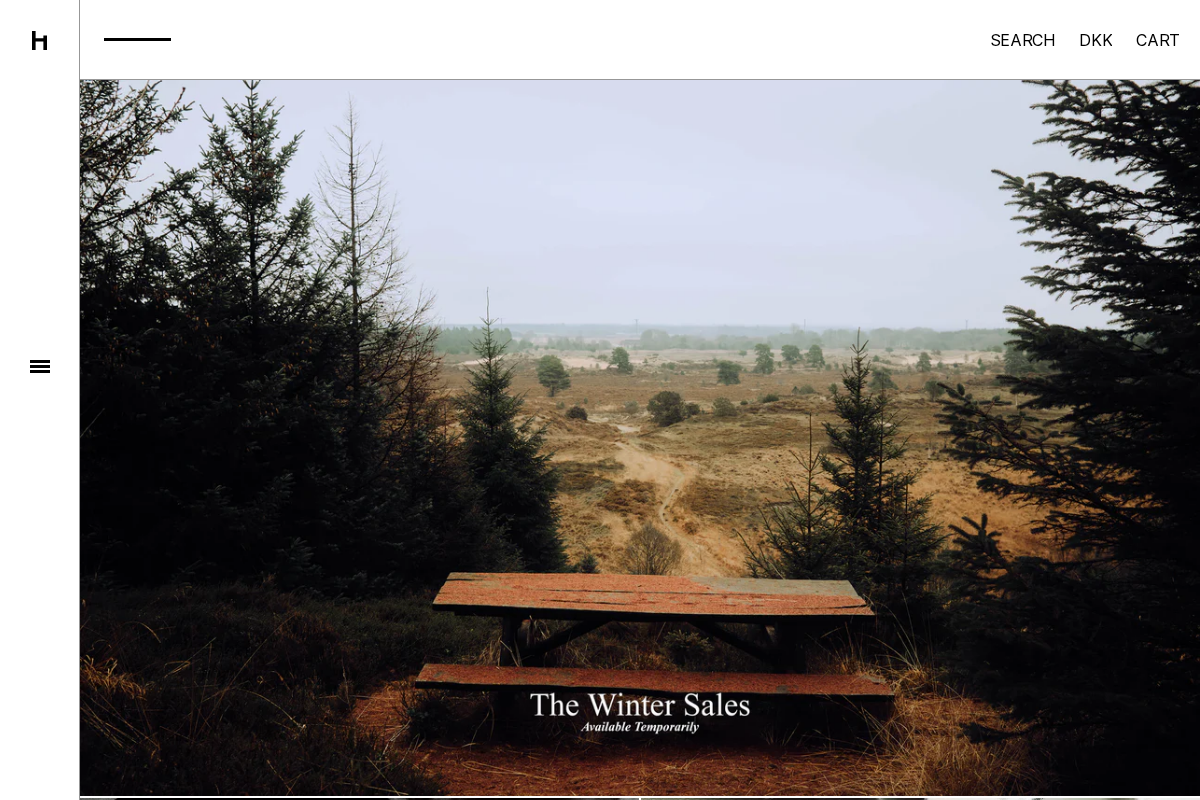 HARRESØ homepage screenshot