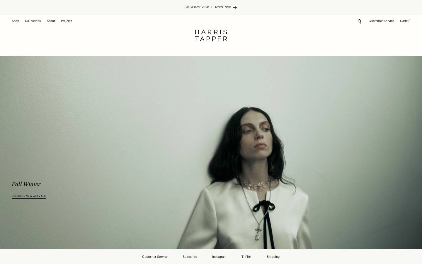 harristapper.com homepage screenshot