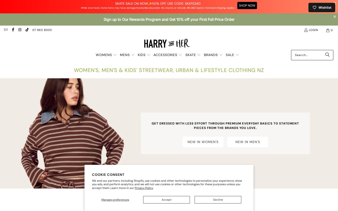 harryandher.co.nz homepage screenshot