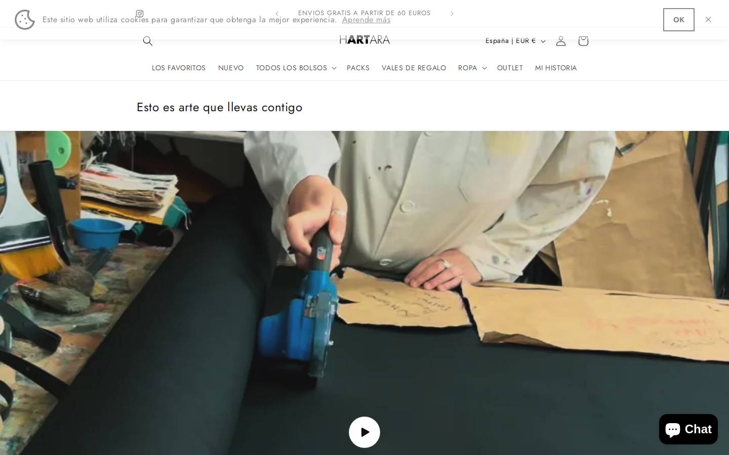 hartarahandmade.com homepage screenshot