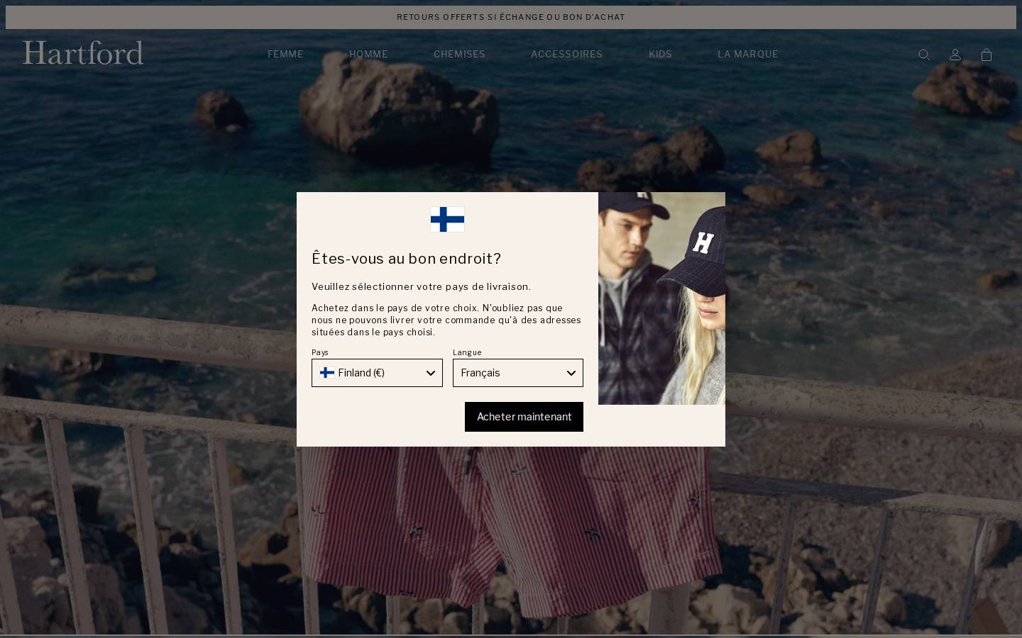 Hartford homepage screenshot
