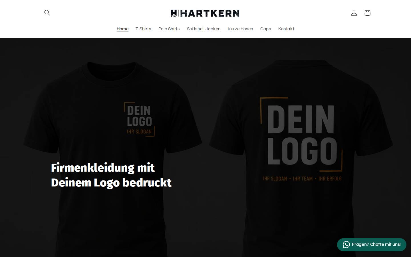 hartkern.com homepage screenshot